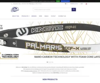 SSA-Archery.com(Europe's largest inventory of Archery goods) Screenshot