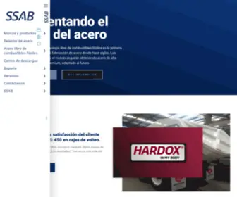 SSab.com.mx(SSAB-acero-alta-resistencia-chapa-bobina-tubo-perfil) Screenshot