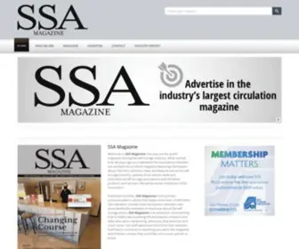 SSaglobe.org(Self Storage Association Magazine) Screenshot