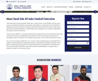 SSaiff.com(Small Side All India Football Federation) Screenshot