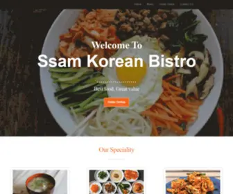 SSamkoreanbistrotogo.com(Ssam Korean Bistro) Screenshot