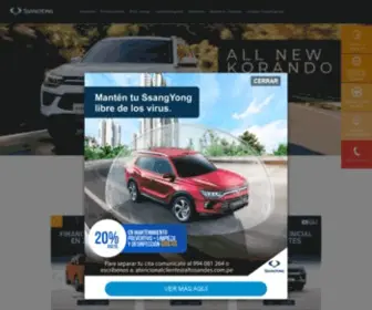 SSangyong.com.pe(Garantía) Screenshot