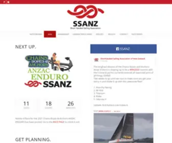 SSanz.co.nz(Short Handed Sailing Association of New Zealand) Screenshot