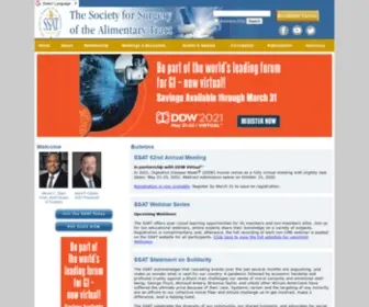 SSat.com(Society for Surgery of the Alimentary Tract) Screenshot