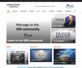 SSbaltimore.org(The Spiritist Society of Baltimore Inc) Screenshot