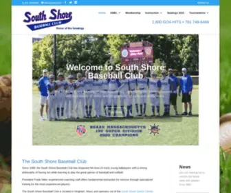 SSBC.com(South Shore Baseball Club Hingham MA) Screenshot