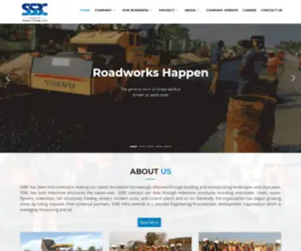 SSbcinfra.com(SSBC Infra) Screenshot