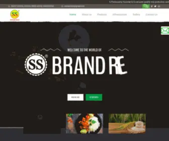 SSbrandrice.com(SS Brand Rice) Screenshot