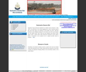 SSbrectt.gov.in(Recruitment) Screenshot