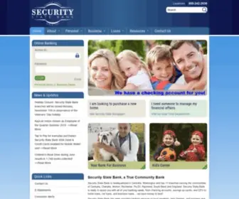 SSbwa.com(Security State Bank) Screenshot