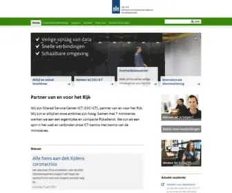 SSC-ICT.nl(Partner van en voor het Rijk) Screenshot