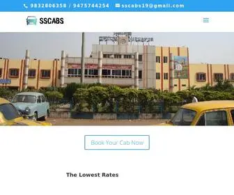 SScabs.co.in(Home Page) Screenshot