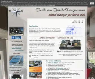 SScampervans.com(Southern Spirit Campervans) Screenshot