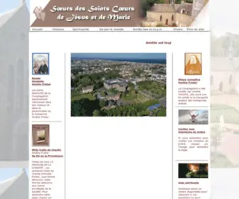 SSCCJM.org(Congrégation des Saints) Screenshot