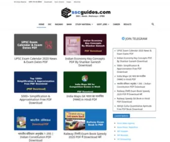 SScguides.com(Study Materials For SSC & BANK) Screenshot