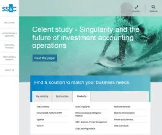 SScinc.com(SS&C Technologies) Screenshot