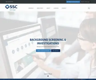 SScintel.com(Employee Background Screening & Investigations) Screenshot
