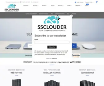 SSclouder.com(Best Web hosting services) Screenshot