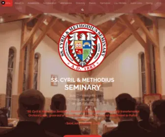 SSCMS.edu(Cyril & Methodius Seminary) Screenshot