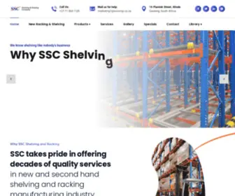 SScomp.co.za(Supermarket Shelving & Racking Company) Screenshot