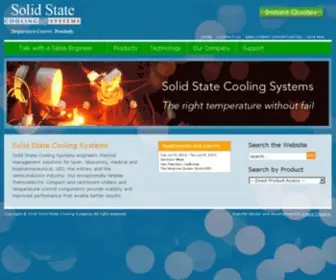 SScooling.com(Solid State Cooling Systems) Screenshot