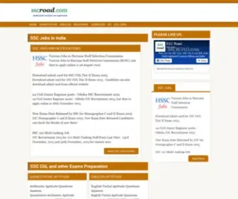 SScroad.com(SSC CGL Exam Preparation Material) Screenshot