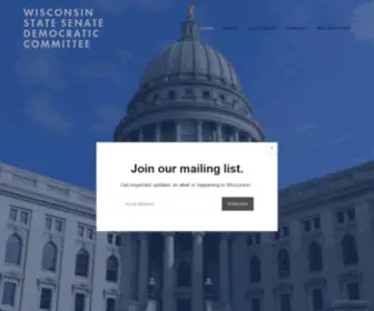 SSDC-WI.org(Wisconsin State Senate Democratic Committee) Screenshot