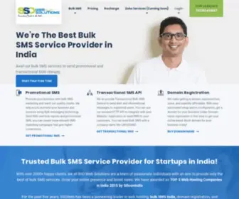 SSdindia.in(Best Bulk SMS Service Provider in India) Screenshot