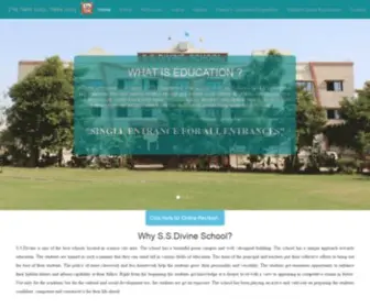 SSdivineschool.com(S.S.Divine School) Screenshot