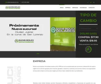 SSdolares.com.mx(SANS SOUCI) Screenshot