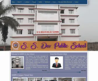 SSDPS.org(SS Dev Public School) Screenshot