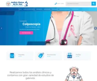 SSDrsimi.com.mx(Análisis clínicos del Dr) Screenshot
