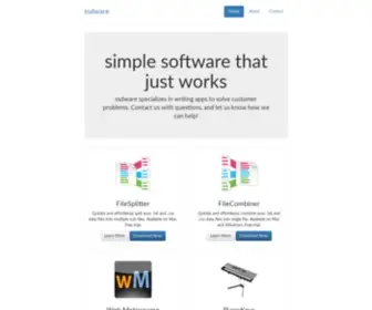 SSdware.com(Artisanal software and apps) Screenshot