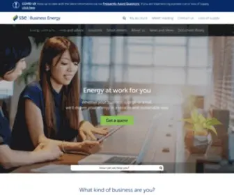 SSebusinessenergy.co.uk(Business energy) Screenshot