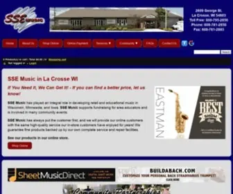 SSemusic.com(SSE Music Store) Screenshot