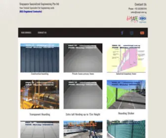 SSepl.com.sg(Singapore Specialized Engineering Pte ltd) Screenshot