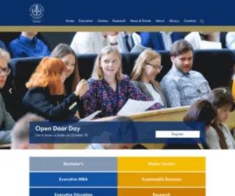 SSeriga.edu(Stockholm School of Economics in Riga) Screenshot