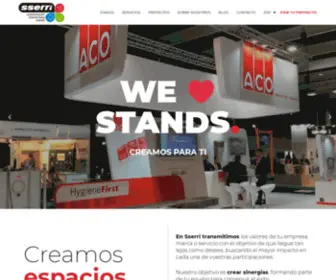 SSerri.com(Stands Para Eventos y Exposiciones Internacionales) Screenshot