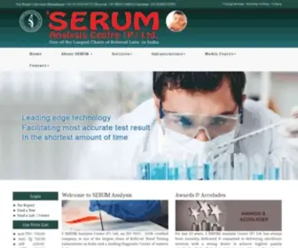 SSerumanalysiscentre.com(SERUM Analysis Centre) Screenshot