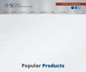 SSfab.net(Stainless Steel Fabricators) Screenshot