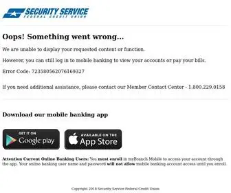 SSfcu.org(Security Service Federal Credit Union) Screenshot
