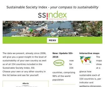 SSfindex.com(Your compass to sustainability) Screenshot