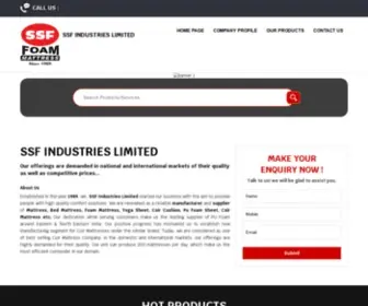 SSfindustries.com(SSF INDUSTRIES LIMITED) Screenshot