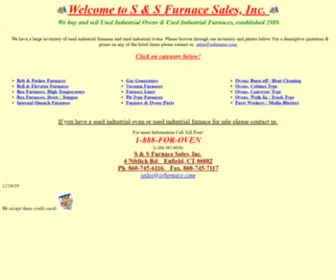 SSfurnace.com(Used Oven) Screenshot