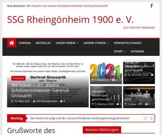 SSG-Rheingoenheim.de(Startseite) Screenshot