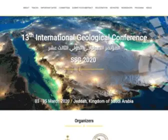 SSG-SA.org(13th International Geological Conference (SSG2020)) Screenshot