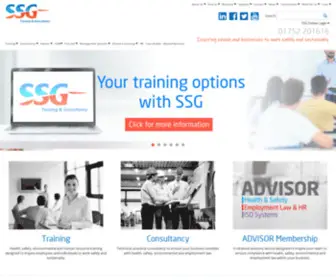 SSG.co.uk(SSG Training & Consultancy) Screenshot