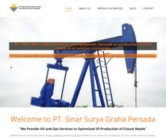 SSGPJKT.com(Oil And Gas Services Company) Screenshot