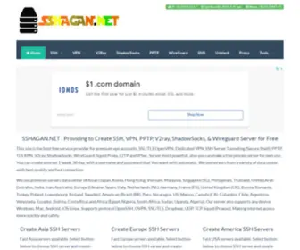SShagan.net(Totally Free Premium SSH and VPN Account) Screenshot
