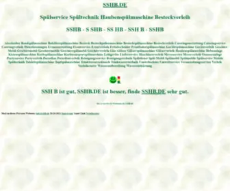 SSHB.de(Spülservice) Screenshot